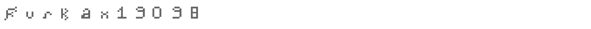 Sample characters Furkan19098 Font