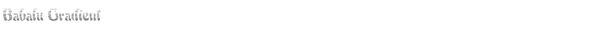 Babalu BabaluGradient.ttf font preview