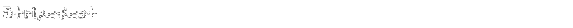 Stripefest stripefest.ttf font preview