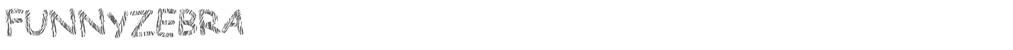 Funny Zebra funnyzebra.ttf font preview