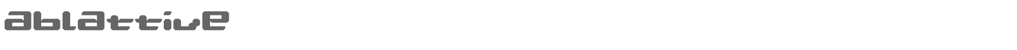 Ablattive Ablattive-Bold.ttf font preview