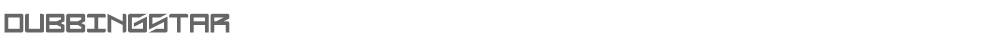 DubbingStar dubbingstar.ttf font preview