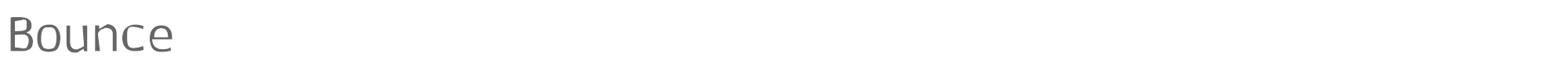 Bounce Bounce.otf font preview