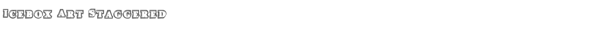 Icebox Art iceboxartstag.ttf font preview