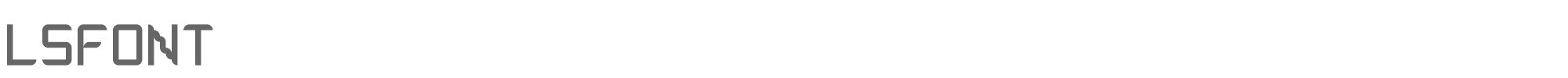 Sample characters Lsfont Font