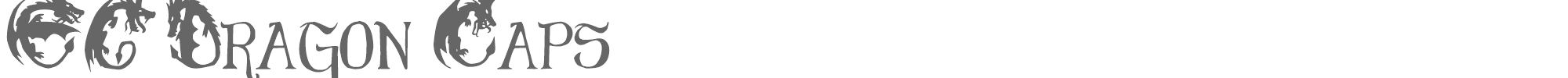 EG Dragon Caps EG_Dragon_Caps.ttf font preview