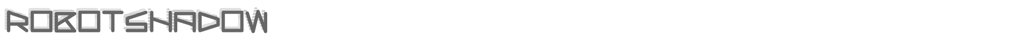 Robot Shadow RobotShadow.ttf font preview