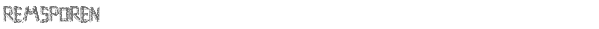 Remsporen Remsporen.ttf font preview
