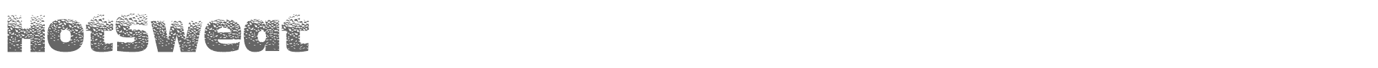 HotSweat HotSweat.ttf font preview