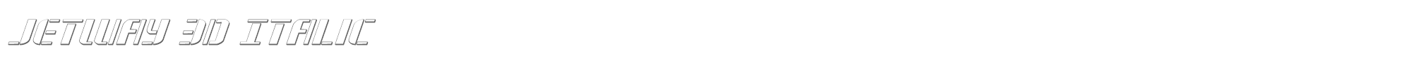 Jetway jetway3dital.ttf font preview