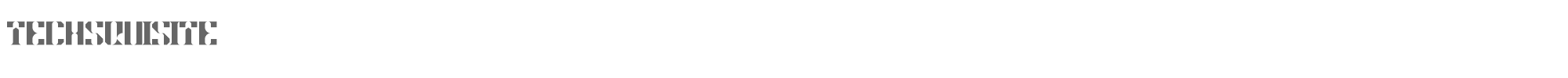 Sample characters Techsquisite Font