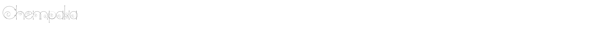 Chempaka Chempaka.ttf font preview