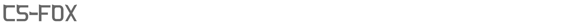 CS-Fox CS-Fox_Regular.ttf font preview