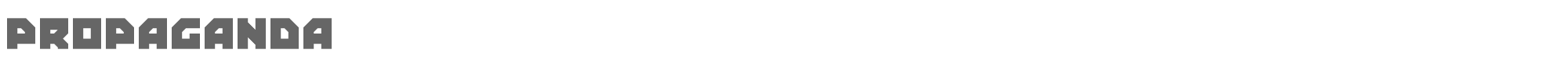 Propaganda propaganda.ttf font preview