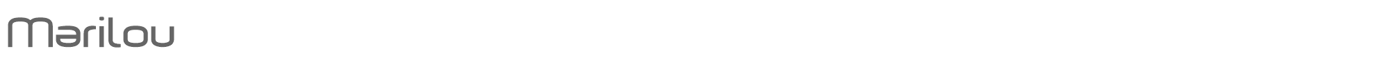 Sample characters Marilou Font