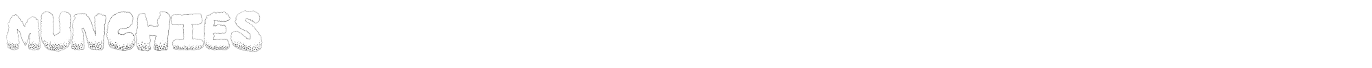 Munchies Munchies.ttf font preview