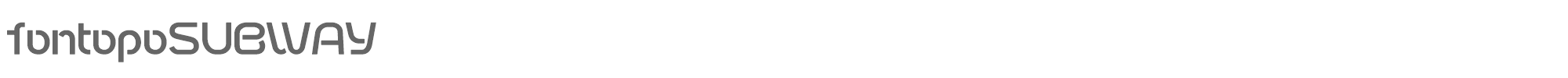 Fontopo Subway fontopoSUBWAY-Regular.ttf font preview