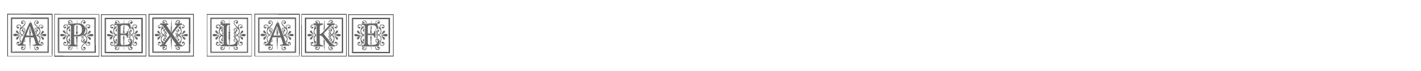 Apex Lake ApexLake-Regular.otf font preview