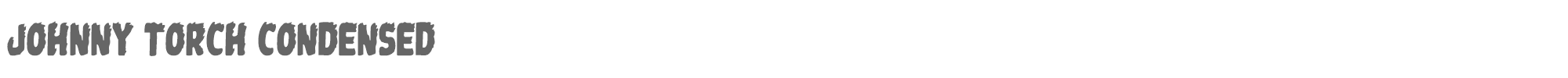 Johnny Torch johnnytorchcond.ttf font preview