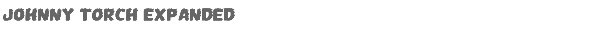 Johnny Torch johnnytorchexpand.ttf font preview