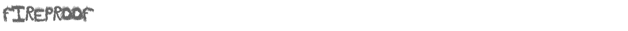 FireProof Fireproof.ttf font preview