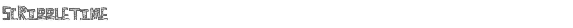Scribble Time ScribbleTime.ttf font preview