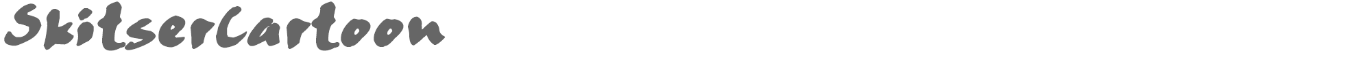Skitser Cartoon SkitserCartoon.ttf font preview