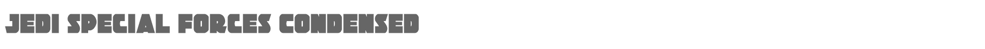 Jedi Special Forces jedisfcond.ttf font preview