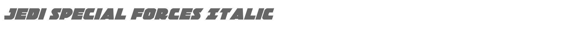 Jedi Special Forces jedisfital.ttf font preview