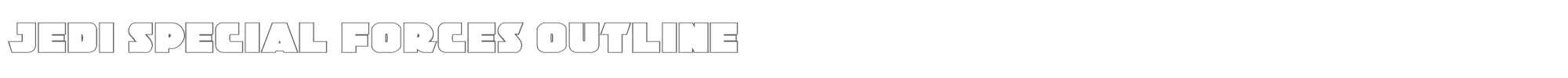 Jedi Special Forces jedisfout.ttf font preview