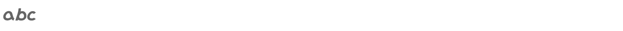 Abc abc.ttf font preview