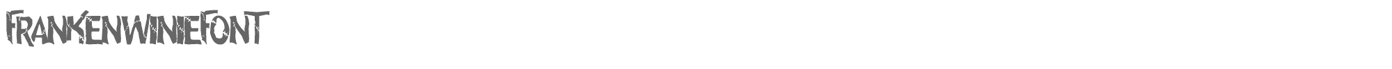 Frankenwinie frankenwiniefont.ttf font preview
