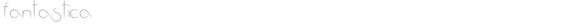 Fantastica Fantastica.ttf font preview