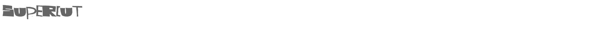 Super Cut SuperCut.ttf font preview
