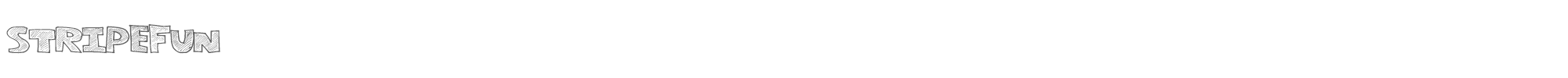 Stripe Fun StripeFun.ttf font preview