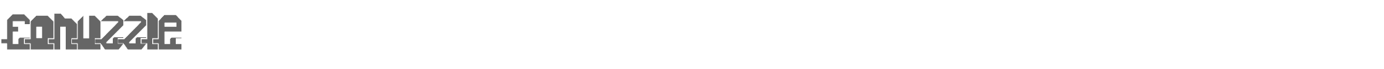 Fonuzzle Fonuzzle.ttf font preview