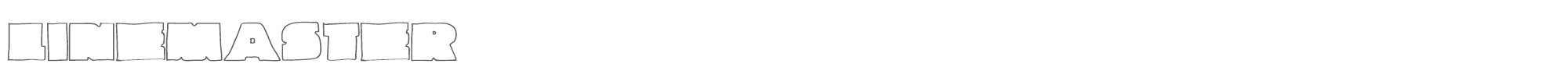 Linemaster Linemaster.otf font preview