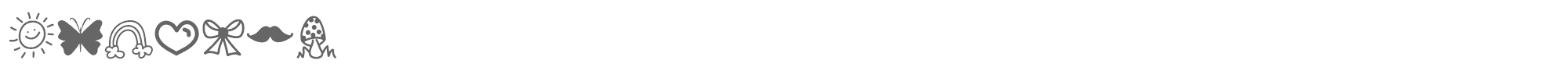 Sample characters VBdings Font
