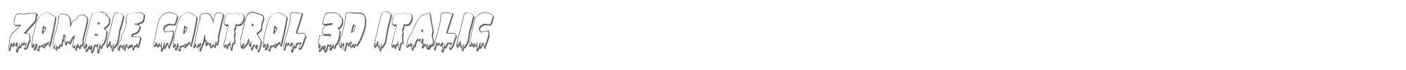 Zombie Control zombiecontrol3dital.ttf font preview