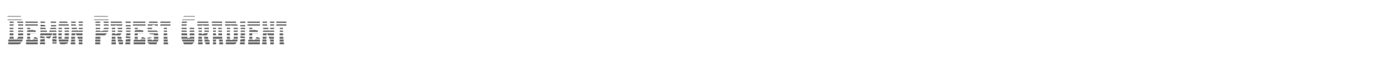 Demon Priest demonpriestgrad.ttf font preview