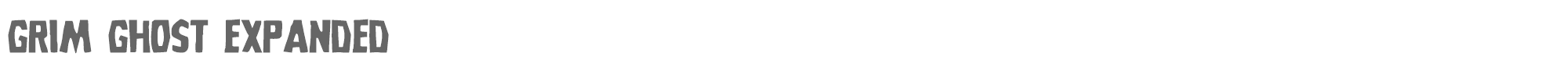 Grim Ghost grimghostexpand.ttf font preview