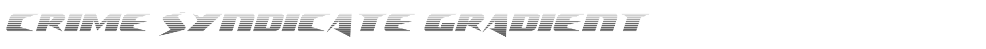 Crime Syndicate crimesyndicategrad.ttf font preview