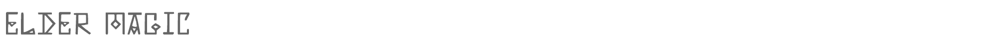Elder Magic eldermagic.ttf font preview