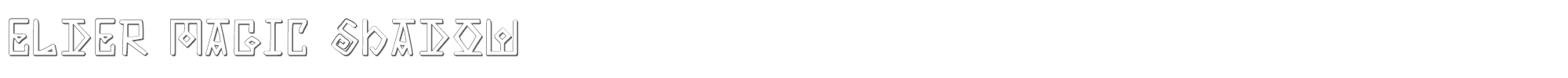 Elder Magic eldermagics.ttf font preview