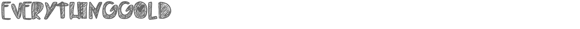 Everything Gold EverythingGold.ttf font preview