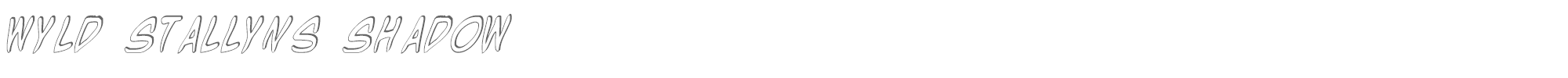 Wyld Stallyns wylds.ttf font preview