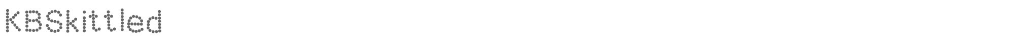 KB Skittled KBSkittled.ttf font preview