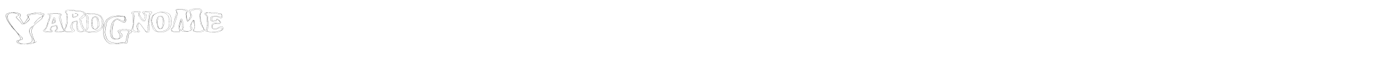 Yard Gnome YardGnome.ttf font preview