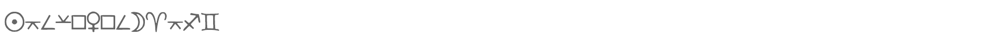 Sample characters Astro Dot Basic Font