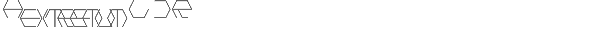 Hextremum LDR hextremum_ldr.ttf font preview